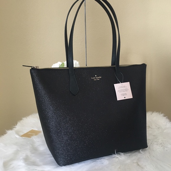 New Kate spade joeley glitter tote shoulder bag - Picture 2 of 8